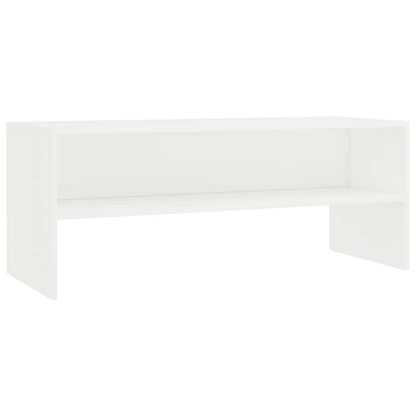 TV Cabinet 100x40x40 cm Engineered Wood White