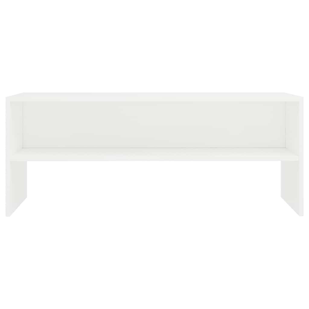 TV Cabinet 100x40x40 cm Engineered Wood White