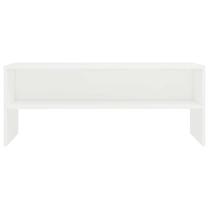 TV Cabinet 100x40x40 cm Engineered Wood White