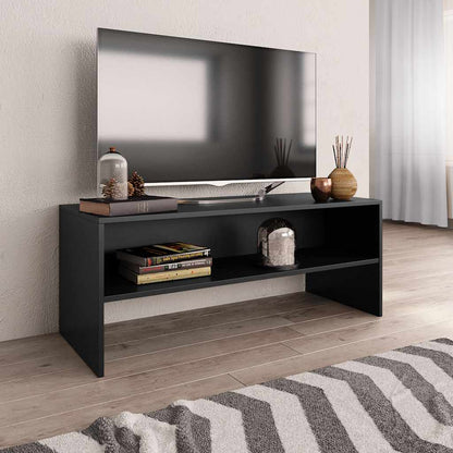 TV Cabinet 100x40x40 cm Engineered Wood Black