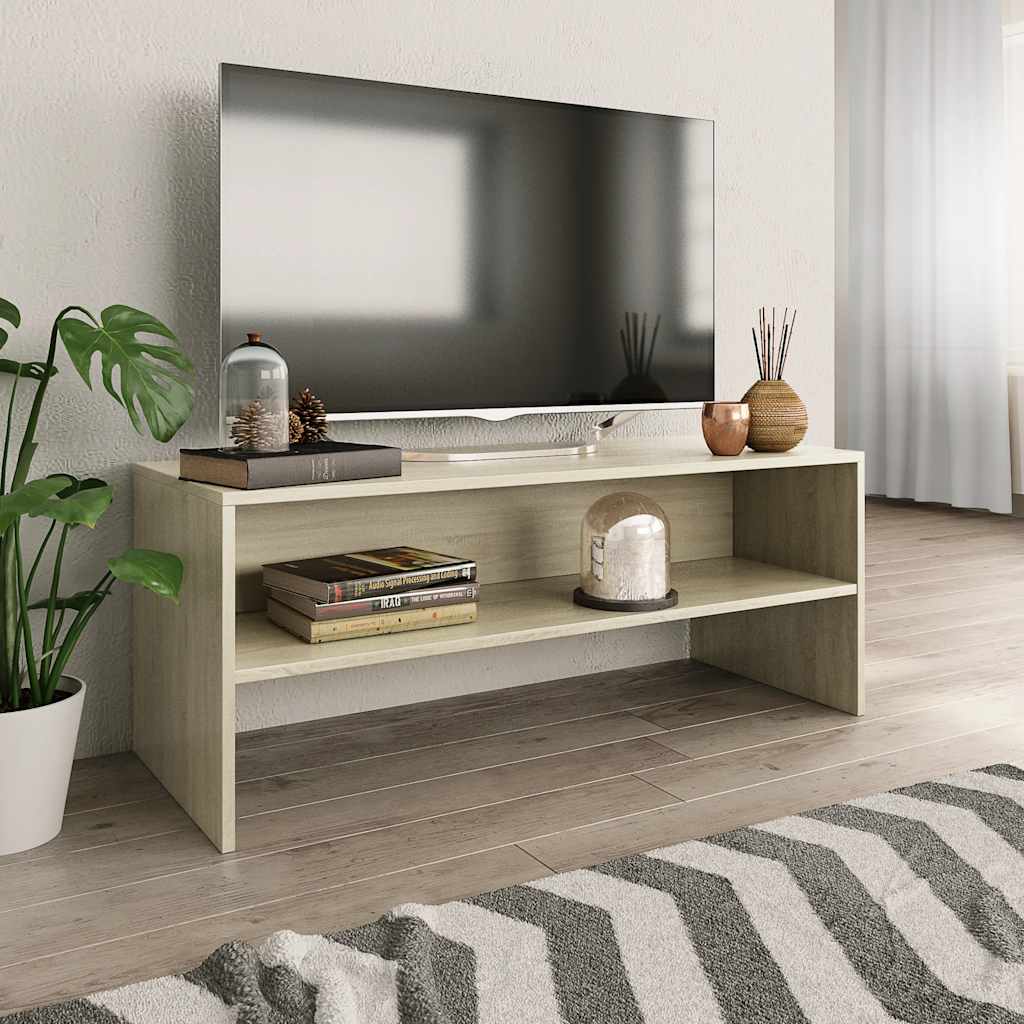 TV Cabinet 100x40x40 cm Engineered Wood Sonoma oak