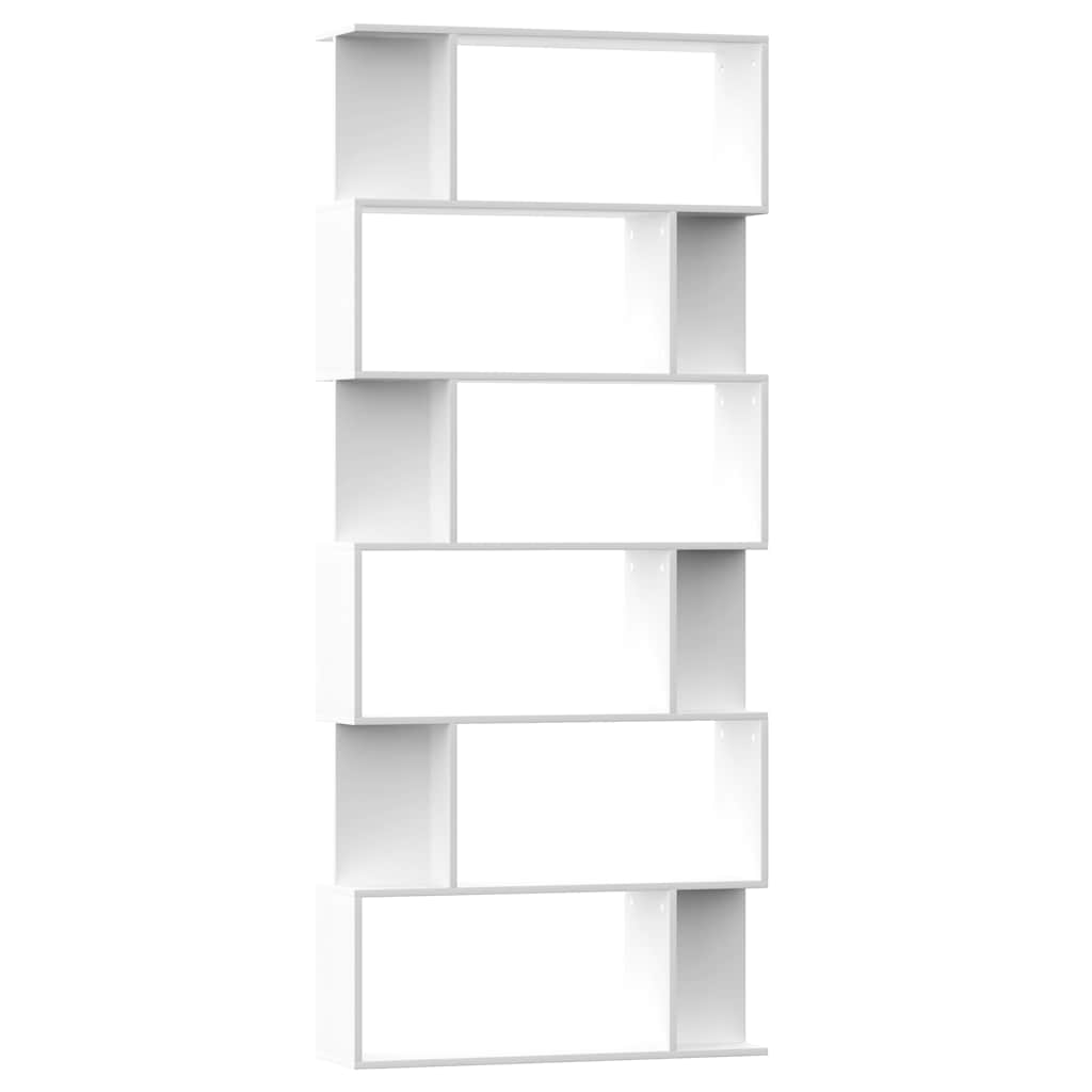 Book Cabinet/Room Divider 80x24x192 cm White