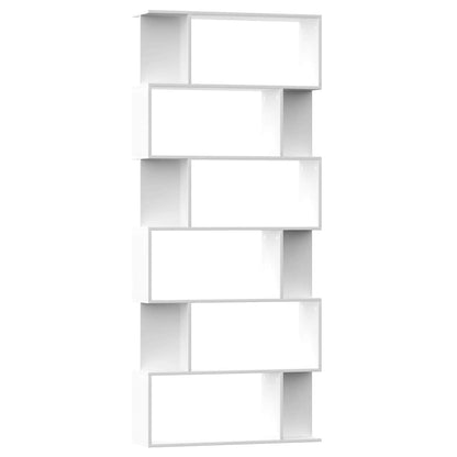 Book Cabinet/Room Divider 80x24x192 cm White
