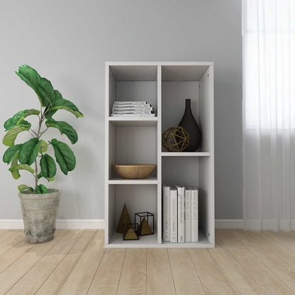 Book Cabinet/Sideboard 50x25x80 cm Engineered Wood White