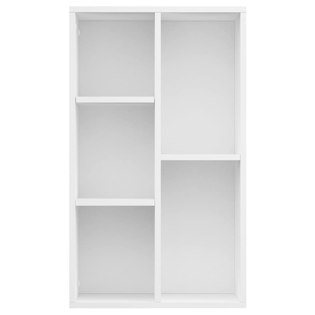 Book Cabinet/Sideboard 50x25x80 cm Engineered Wood White