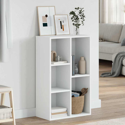 Book Cabinet/Sideboard 50x25x80 cm Engineered Wood White