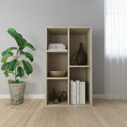 Book Cabinet/Sideboard 50x25x80 cm Engineered Wood Sonoma oak