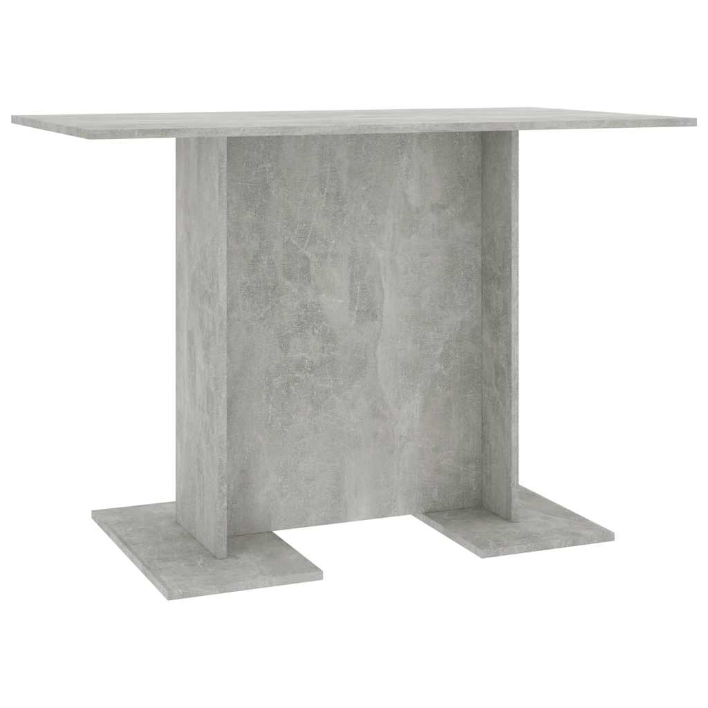 Dining Table 110x60x75 cm Engineered Wood Concrete grey