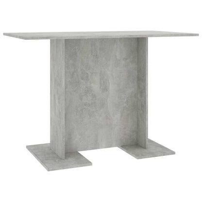 Dining Table 110x60x75 cm Engineered Wood Concrete grey
