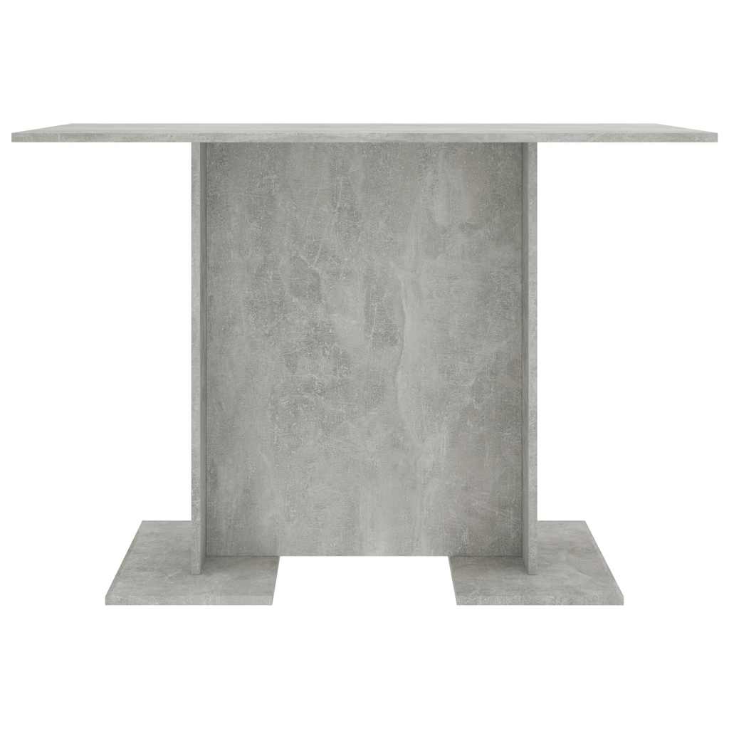 Dining Table 110x60x75 cm Engineered Wood Concrete grey