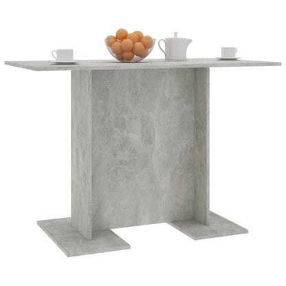 Dining Table 110x60x75 cm Engineered Wood Concrete grey