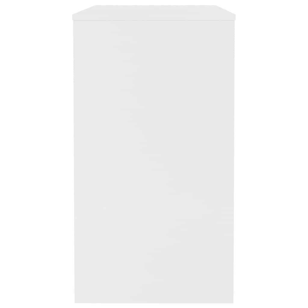 Desk 90x40x72 cm Engineered Wood White