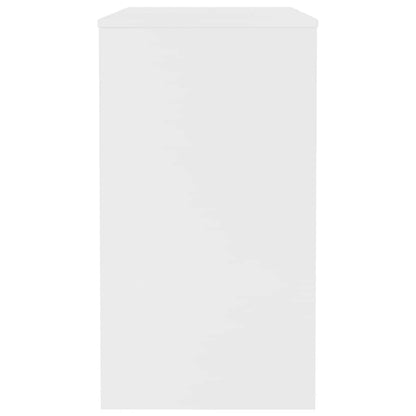 Desk 90x40x72 cm Engineered Wood White