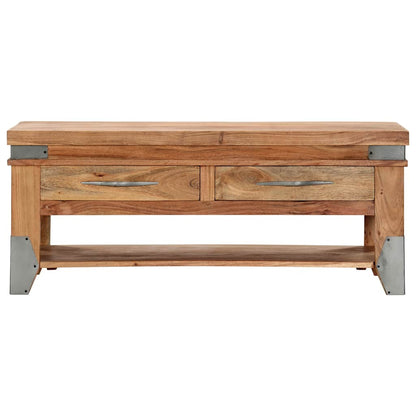 282751 vidaXL Coffee Table 110x52x45 cm Solid Acacia Wood 2