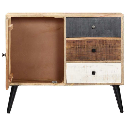 vidaXL Sideboard 88x30x73 cm Solid Mango Wood 3