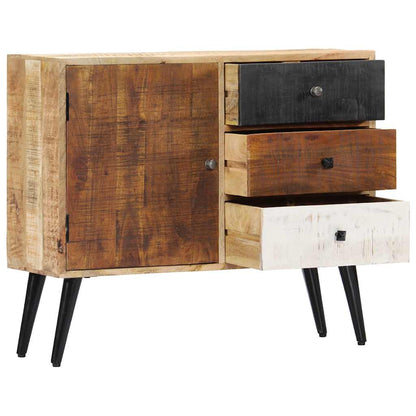 vidaXL Sideboard 88x30x73 cm Solid Mango Wood 4