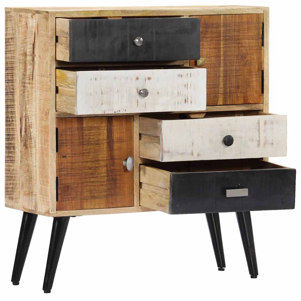 282879 vidaXL Sideboard 70x30x78 cm Solid Mango Wood 4