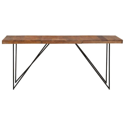 282881 vidaXL Dining Table 180x90x76 cm Solid Acacia Wood 2