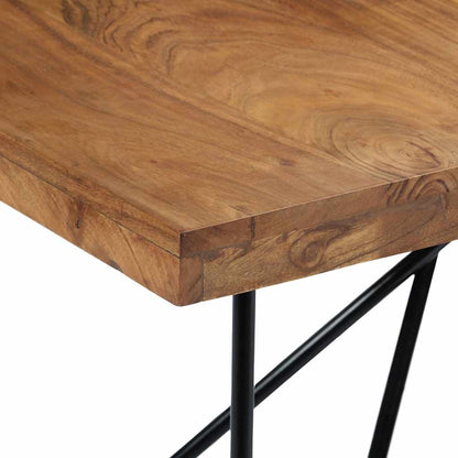 282881 vidaXL Dining Table 180x90x76 cm Solid Acacia Wood 4