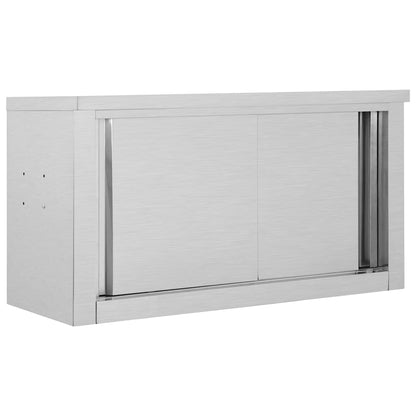 Kitchen Wall Cabinet with Sliding Doors 90 x 40 x 50 cm