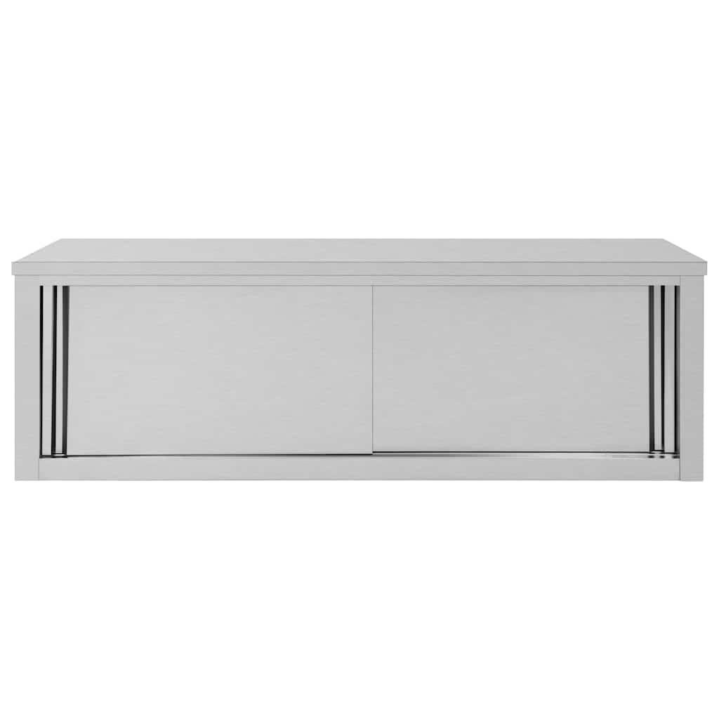 Kitchen Wall Cabinet with Sliding Doors 150 x 40 x 50 cm