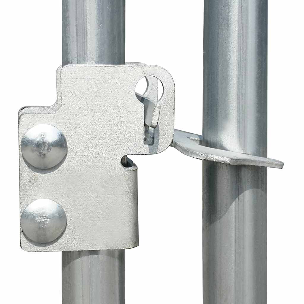 vidaXL Outdoor Chicken Cage 2.75x6x1.92 m Galvanised Steel 5