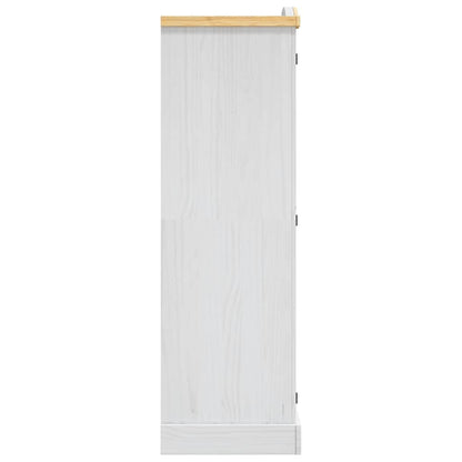 282620 vidaXL Wardrobe Mexican Pine Corona Range 2 Doors White 5