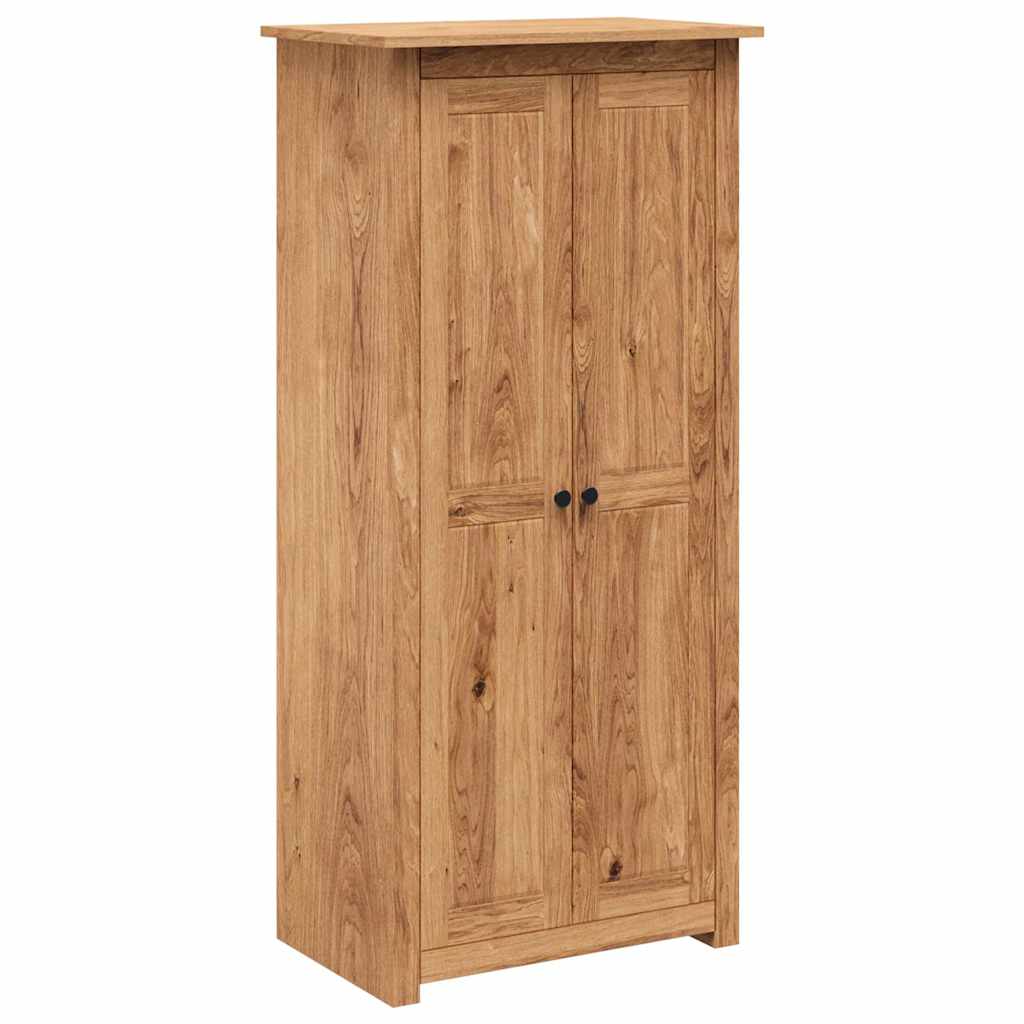 vidaXL Wardrobe 80x50x171.5 cm Solid Pine Panama Range 2