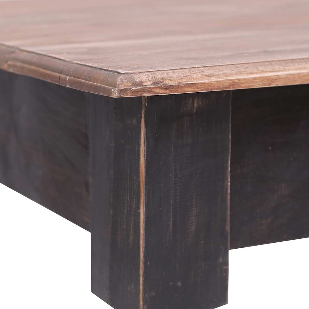 283907 vidaXL Desk with 3 Drawers 117x57x75 cm Solid Mahogany Wood 6