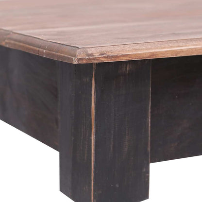 283907 vidaXL Desk with 3 Drawers 117x57x75 cm Solid Mahogany Wood 6