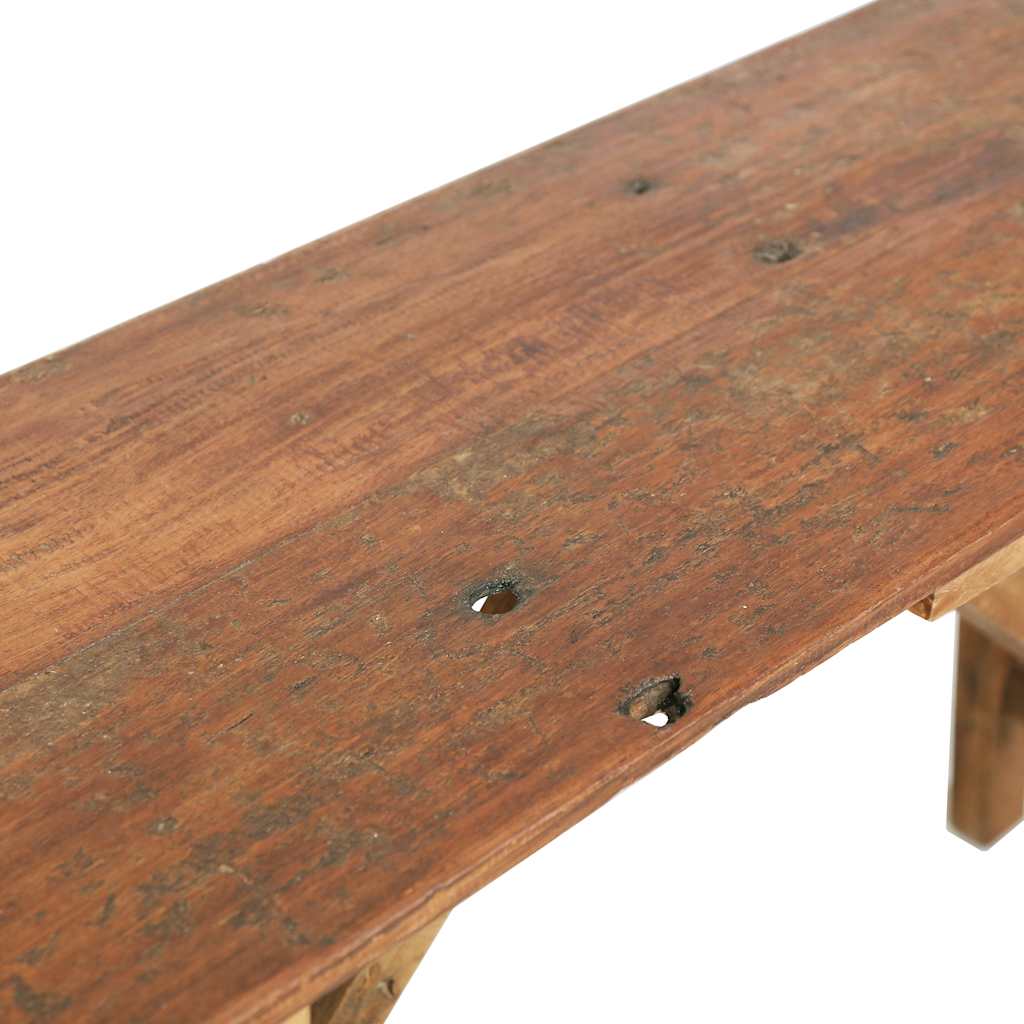 283916 vidaXL Console Table 130x40x80 cm Mixed Recycled Wood 5