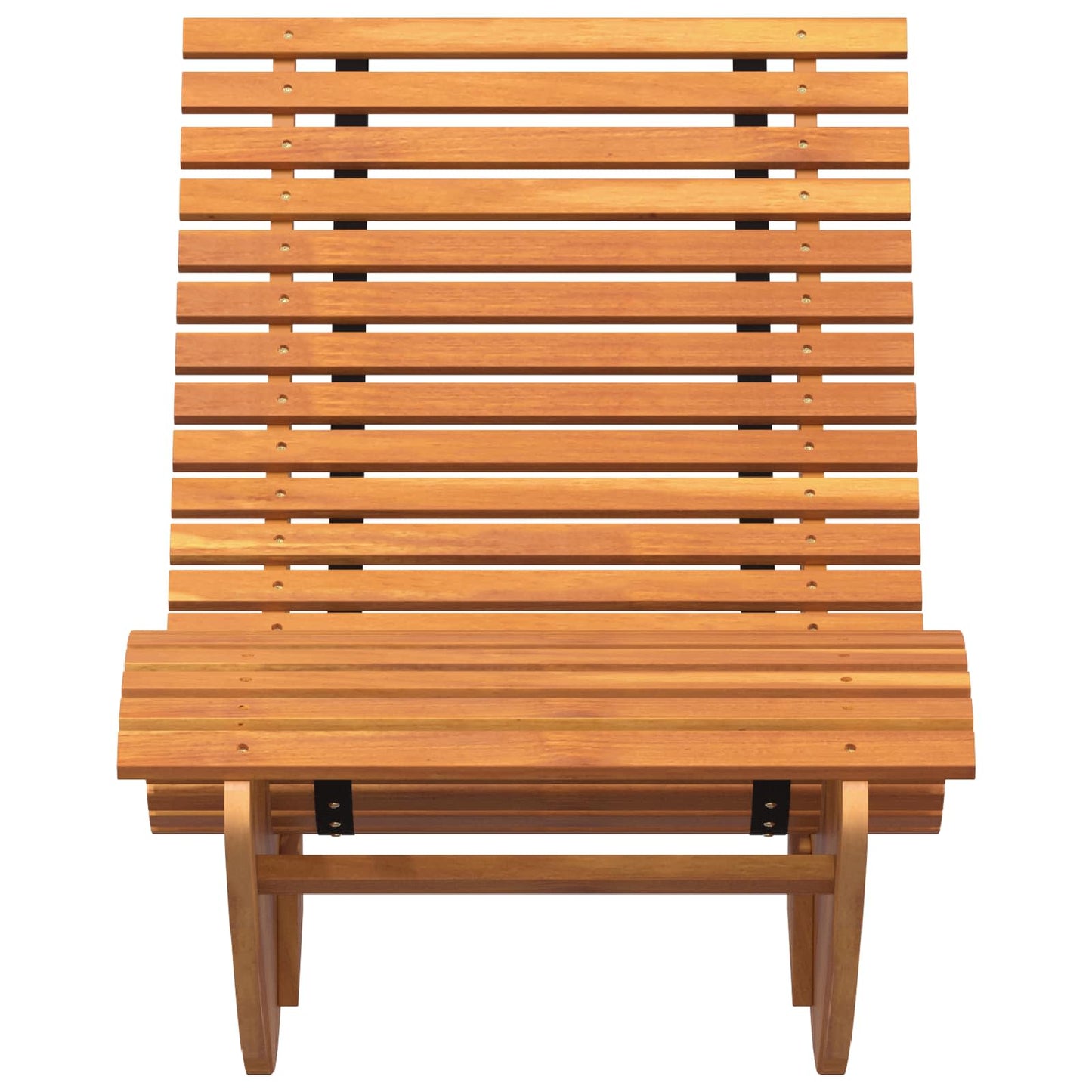 vidaXL Rocking Sun Loungers 2 pcs Acacia Wood 5