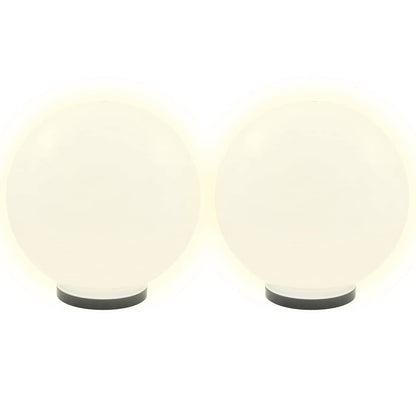 vidaXL LED Bowl Lamps 4 pcs Spherical 40 cm PMMA 3