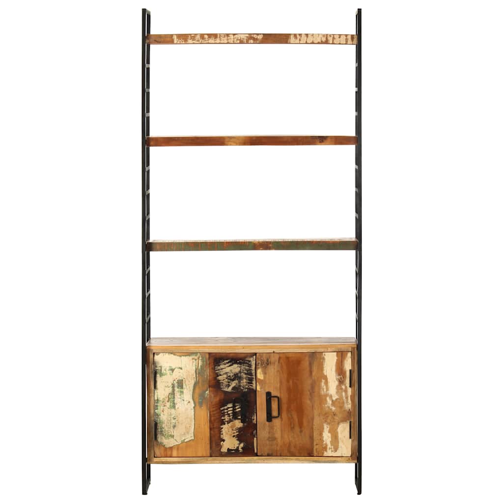 vidaXL 4-Tier Bookcase 80x30x180 cm Solid Reclaimed Wood 2