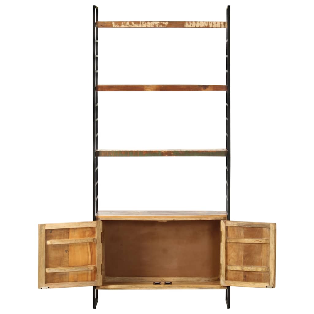 vidaXL 4-Tier Bookcase 80x30x180 cm Solid Reclaimed Wood 3