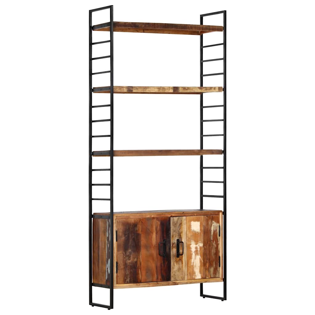 vidaXL 4-Tier Bookcase 80x30x180 cm Solid Reclaimed Wood 4