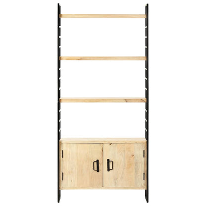 vidaXL 4-Tier Bookcase 80x30x180 cm Solid Mango Wood 2