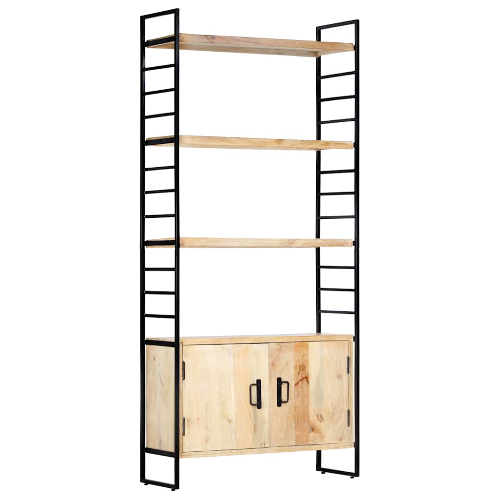 vidaXL 4-Tier Bookcase 80x30x180 cm Solid Mango Wood 4