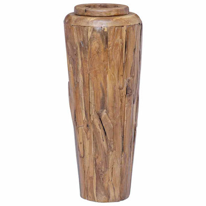 285209 vidaXL Decoration Vase 40x100 cm Solid Teak Wood 5