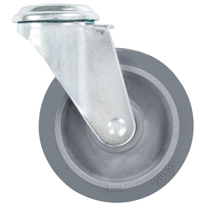 vidaXL 32 pcs Bolt Hole Swivel Casters 100 mm 6