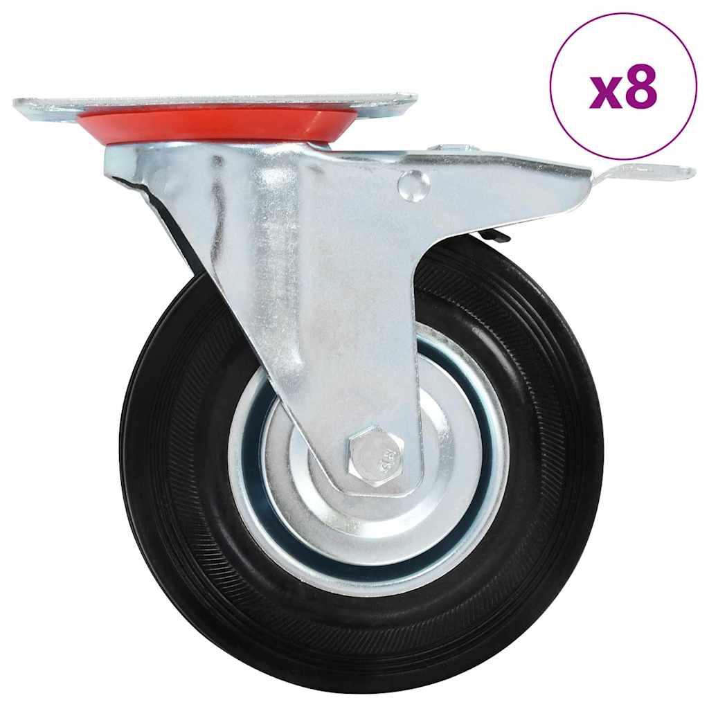 vidaXL Swivel Casters 125 mm