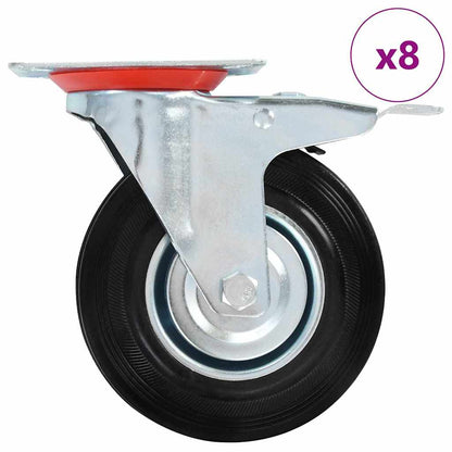vidaXL Swivel Casters 125 mm