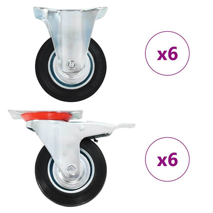 Casters 100 mm 12