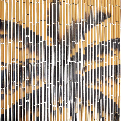 Insect Door Curtain Multicolor Bamboo Width 90 cm Palm tree