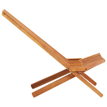 vidaXL Folding Outdoor Lounge Chairs 2 pcs Solid Acacia Wood 4