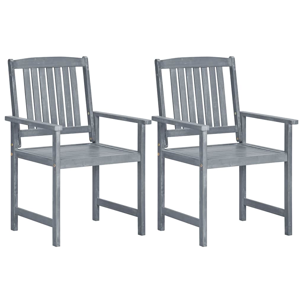 vidaXL Garden Chairs Solid Acacia Wood