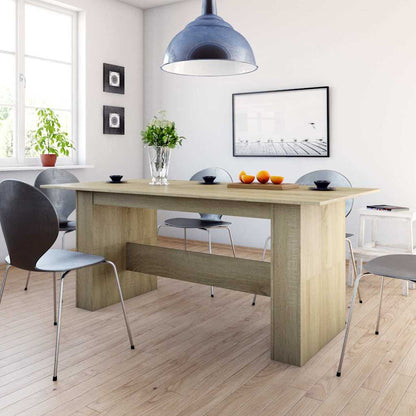 vidaXL Dining Table 180x90x76 cm Engineered Wood