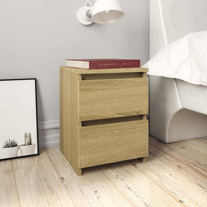 Bedside Cabinet 30x30x40 cm Engineered Wood Sonoma oak 1