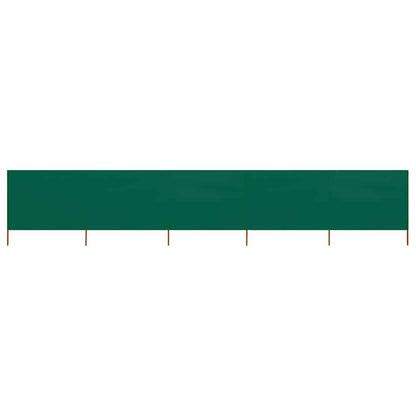 5-panel Wind Screen Fabric 600x80 cm Green