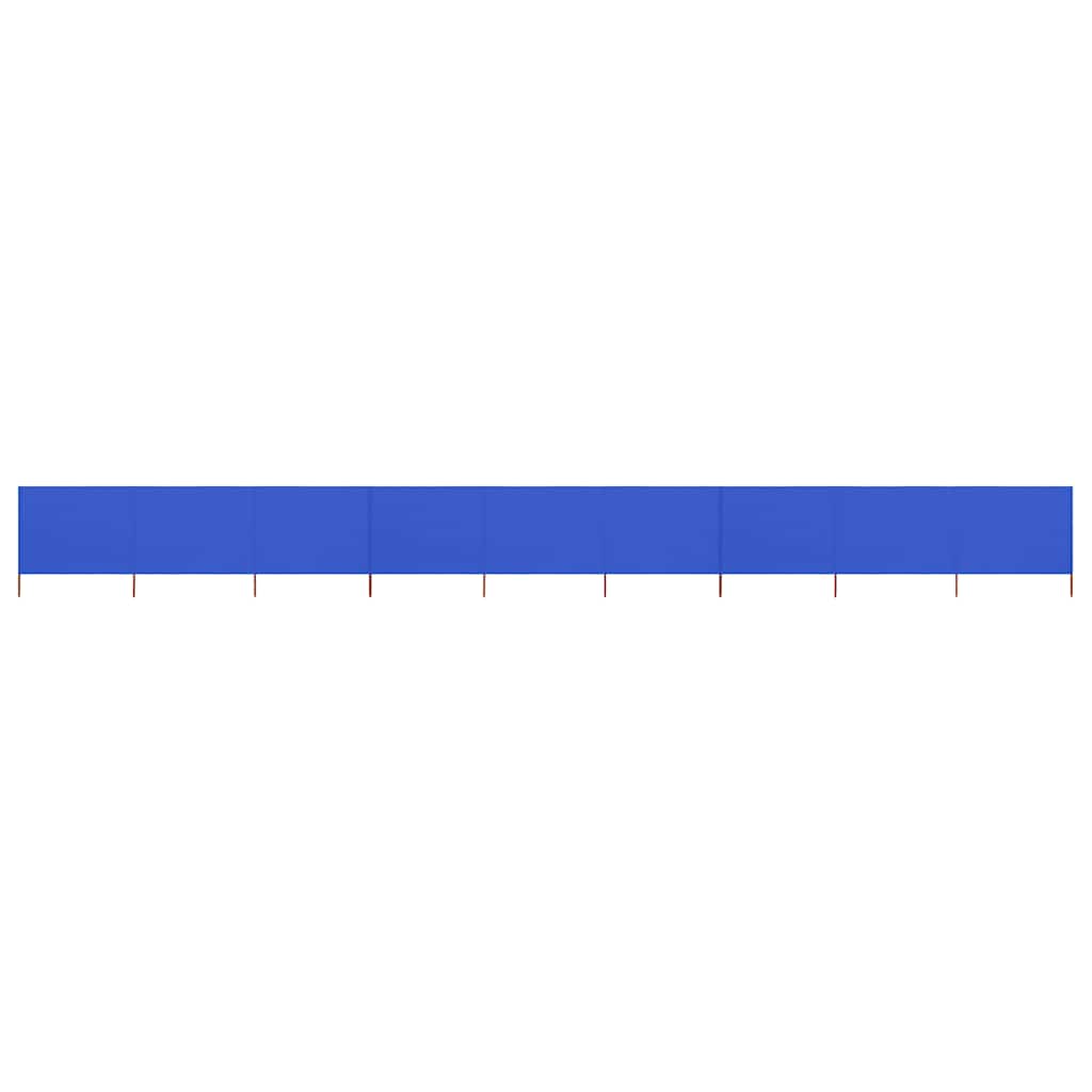 9-panel Wind Screen Fabric 1200x120 cm Blue